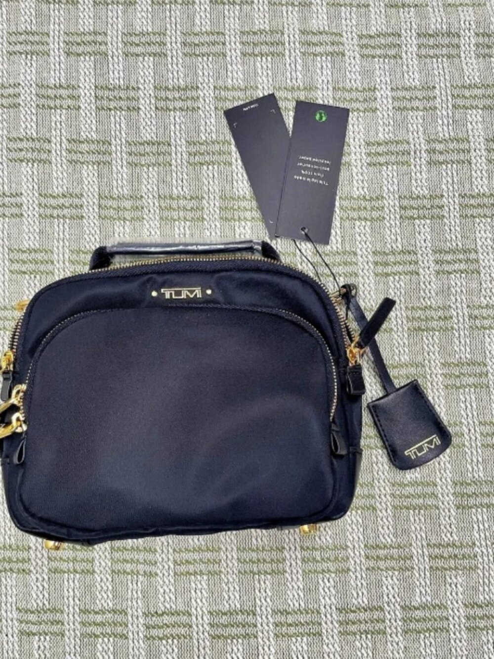 TUMI Voyageur Teghan Crossbody Black Bag NWT